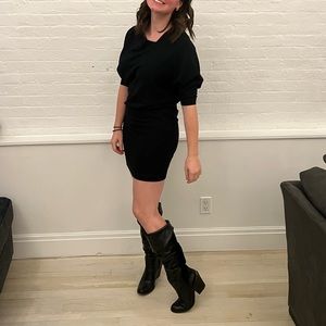 Vivienne Westwood asymmetrical batwing dress